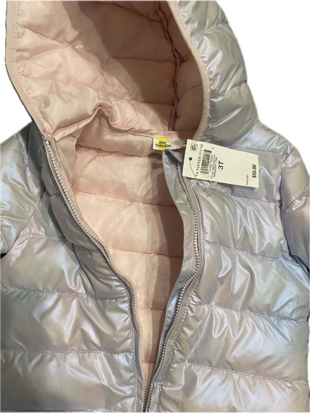 Girls Epic Threads Puffer Jacket (NWT) 3T - Picture 5 of 8